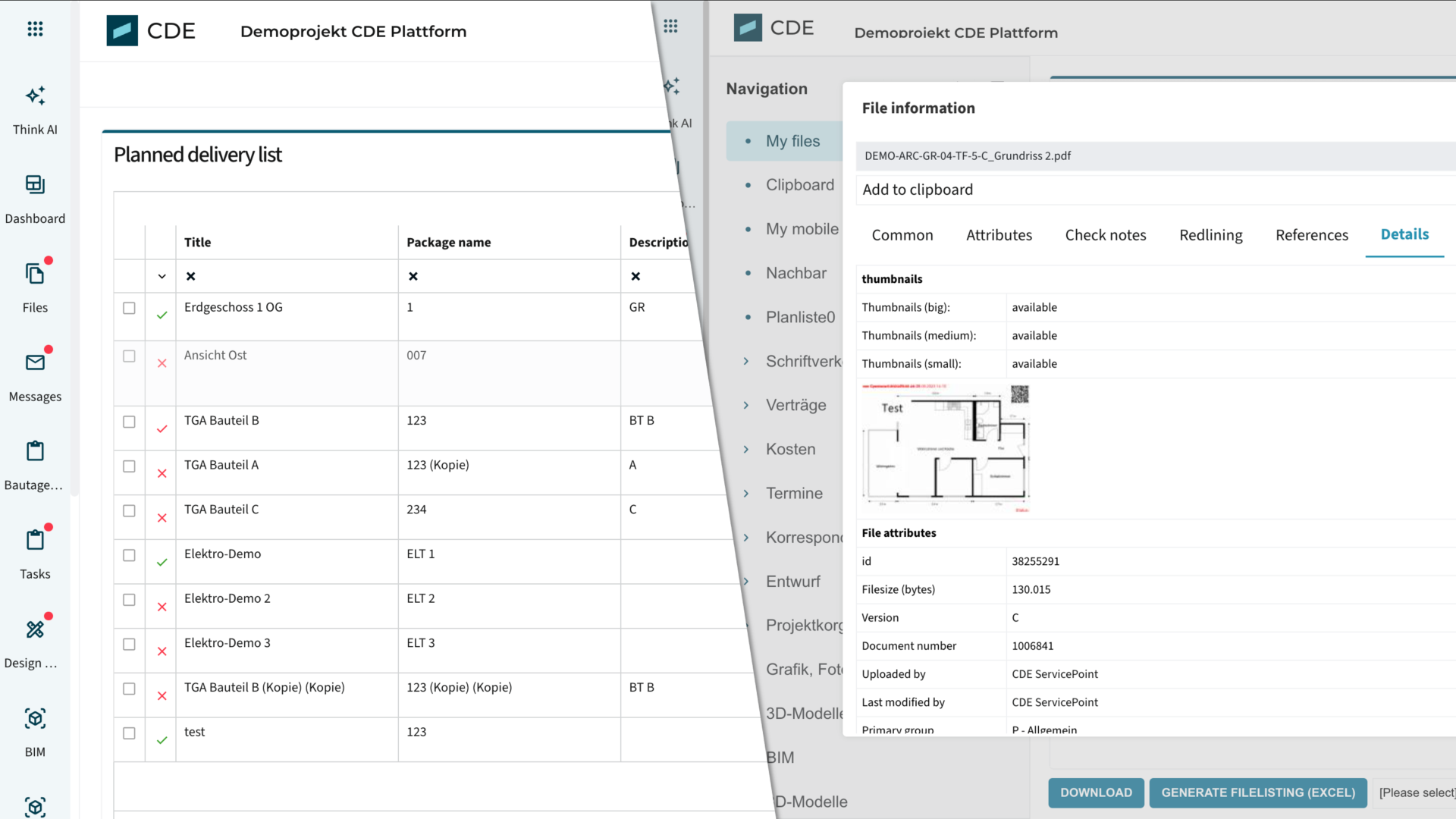 Common Data Environment Software | Thinkproject NextGen CDE