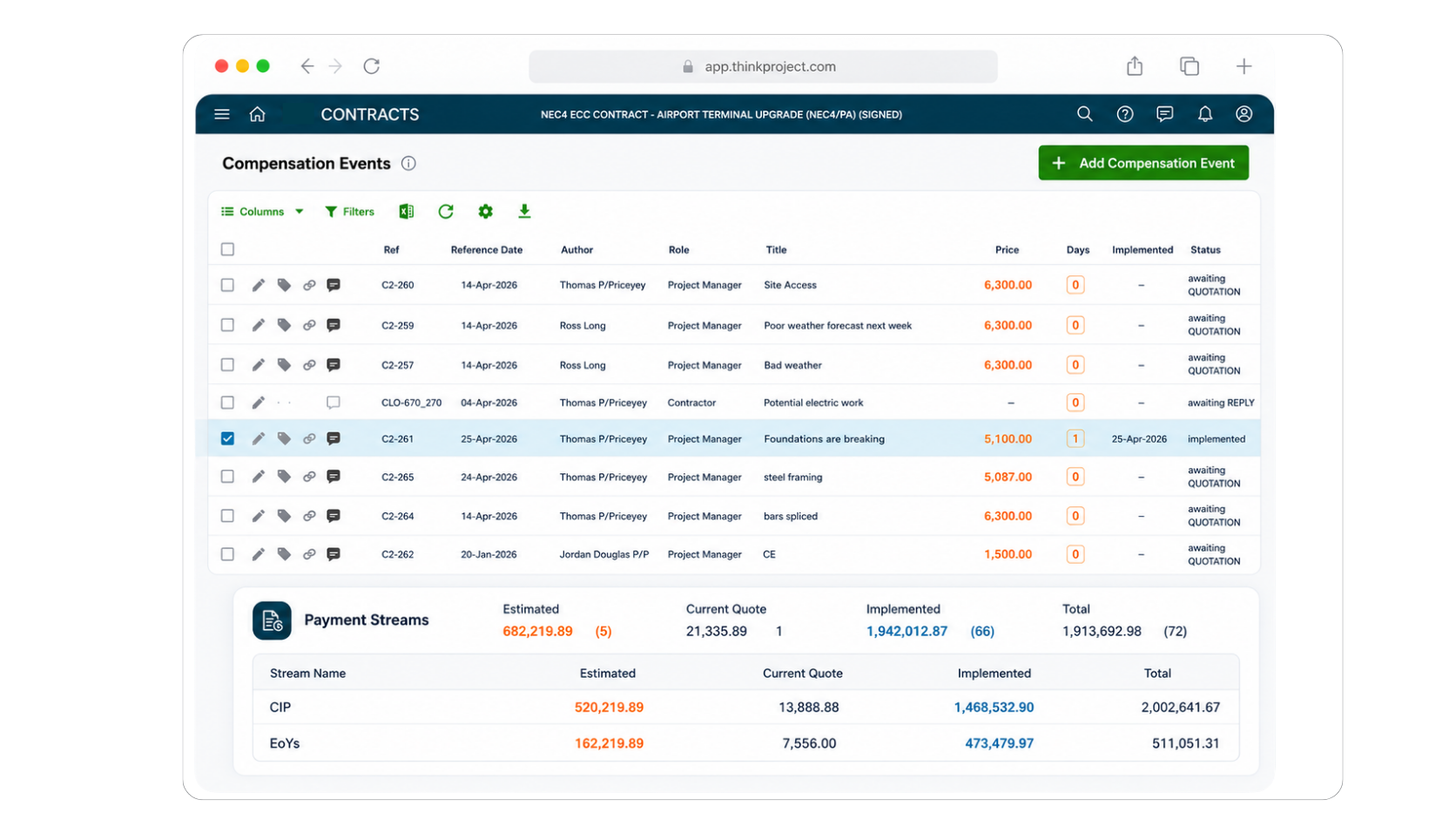 Improve commercial certainty